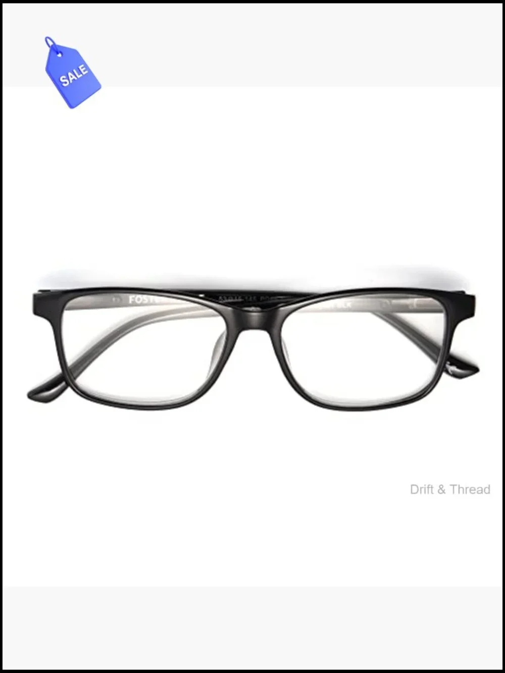 Anti-fog Blue Light Reading Glasses Rectangular Spring Hinges